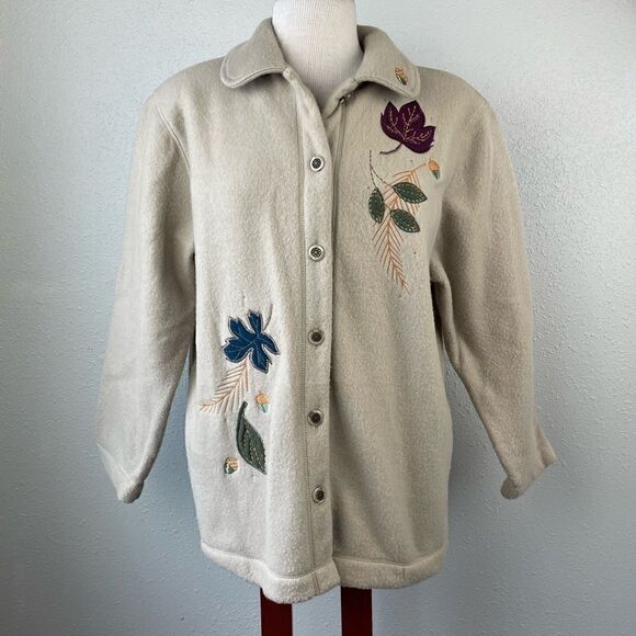 Alfred Dunner Jackets & Blazers - Alfred Dunner Fleece Jacket Size PM EUC
